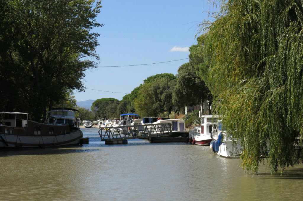 Port de la Robine, à la jonction du Canal du Midi et du Canal de la Robine